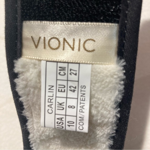 VIONIC Sz 10 Indulge Carlin Slip On Lined Mules  Clogs Slippers - Picture 12 of 13
